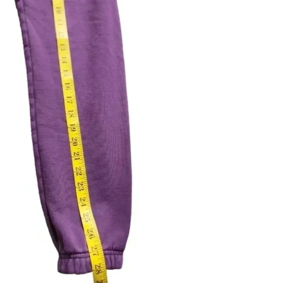 Aritizia TNA Cozy Fleece Perfect  Hi-Rise Sweatpant CozyAF Purple Women's size S - Picture 11 of 11